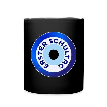 EINSCHULUNG ERSTER SCHULTAG - Tasse einfarbig - Schwarz - Vorne