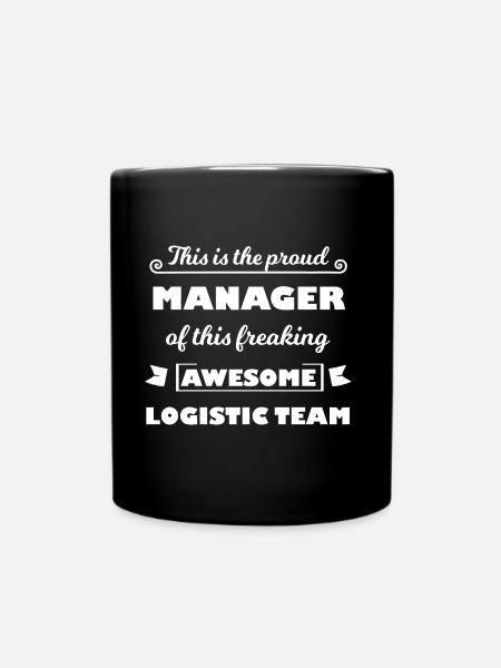 Le drôle de responsable logistique - Mug uni - noir