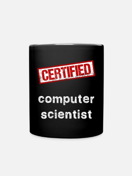 Computer scientist - Full Colour Mug - black