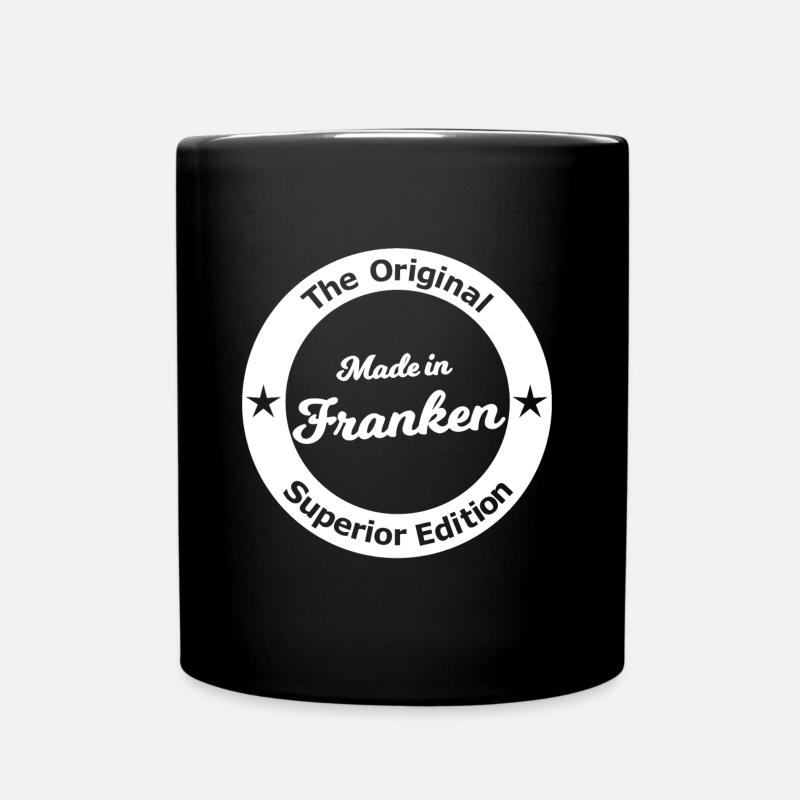 Die Besten aus Franken - Tasse einfarbig - Schwarz