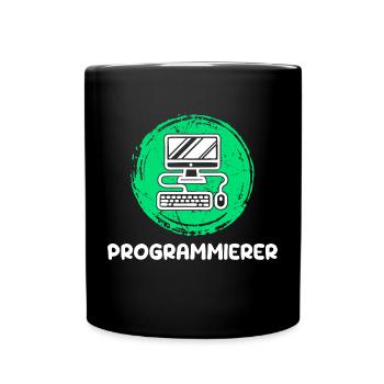 Computer Freak Scripting Developer Programmer - Full Colour Mug - black - Front