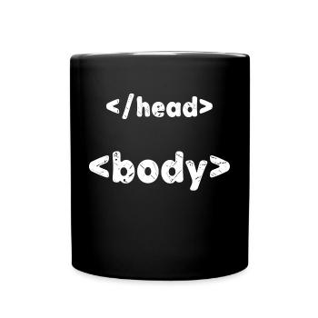 Code Programmeur Développeur Script Informatique - Mug uni - noir - Devant