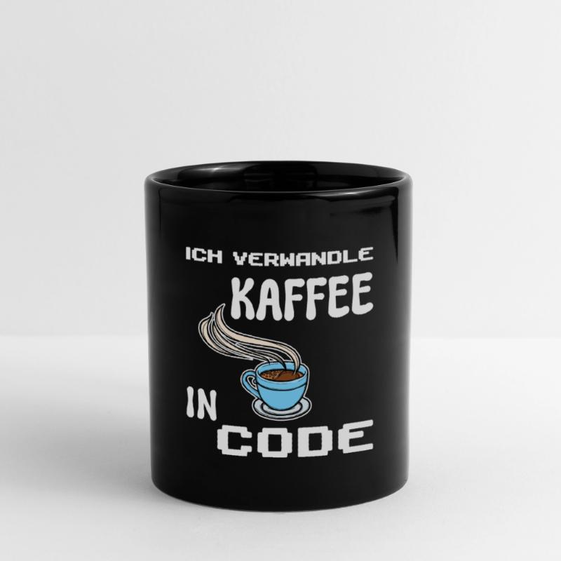 Developer Computerfreak Statement Coden Skripting Tasse einfarbig