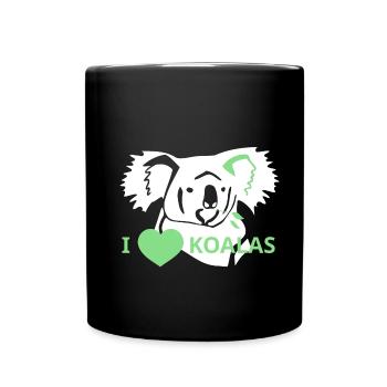 LoveKoalas - Full Colour Mug - black - Front