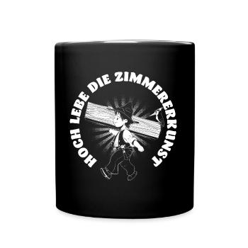 Zimmermann - Tasse einfarbig - Schwarz - Vorne