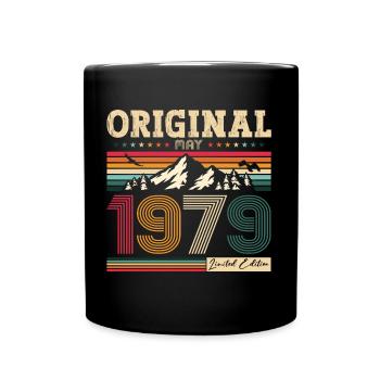 Original May 1979 Vintage 1979 Birthday 1979 - Full Colour Mug - black - Front