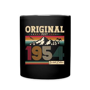 Original Mai 1954 Millésime 1954 Anniversaire 1954 - Mug uni - noir - Devant