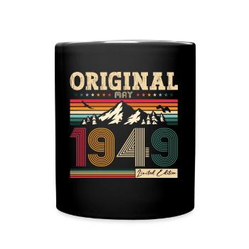 Legende Mai 1949 Jahrgang 1949 Geburtstag 1949 - Tasse einfarbig - Schwarz - Vorne
