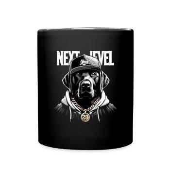 Cadeau pour chien labrador noir Next Level - Mug uni - noir - Devant