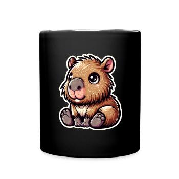 Capybara - Full Colour Mug - black - Front