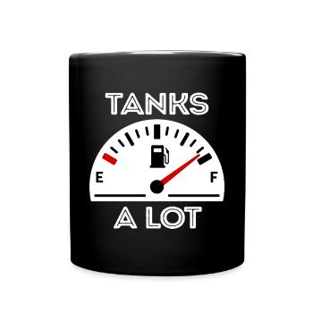 Petrol Pump Petrol Diesel Drive Refuelling - Full Colour Mug - black - Front