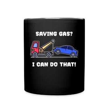 Relevé de voiture Ravitaillement en énergie Stockage d’électricité - Mug uni - noir - Devant
