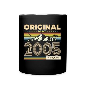 Original 2005 Vintage 2005 19th Birthday 2005 - Full Colour Mug - black - Front