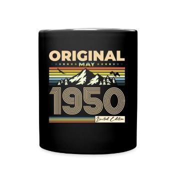 Legende Mai 1950 Jahrgang 1950 Geburtstag 1950 - Tasse einfarbig - Schwarz - Vorne