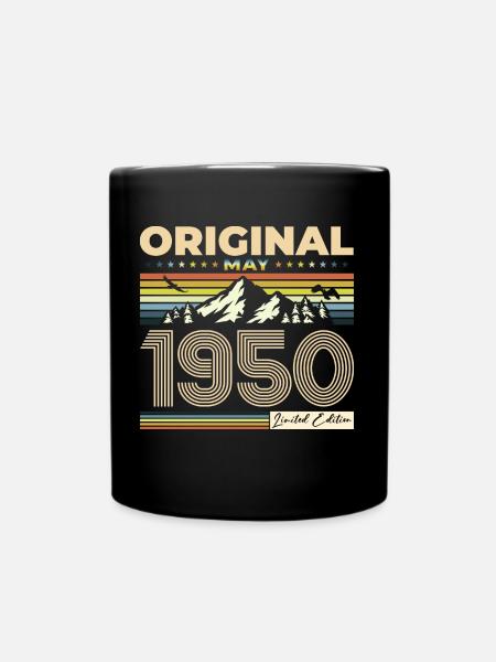Legende Mai 1950 Jahrgang 1950 Geburtstag 1950 - Tasse einfarbig - Schwarz