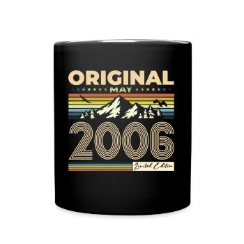 Original 2006 Millésime 2006 18ème anniversaire 2006 - Mug uni - noir - Devant
