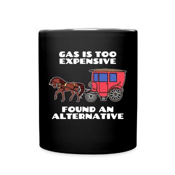 Energy Storage Refueling Statement Energy - Full Colour Mug - black - Front