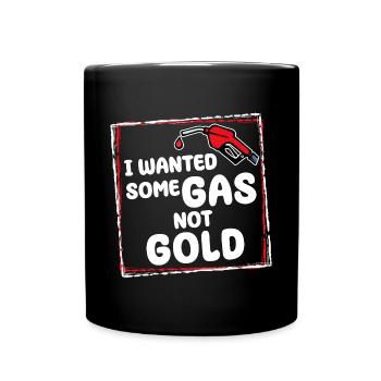 Station d’essence Ravitaillement en diesel Déclaration Électricité - Mug uni - noir - Devant