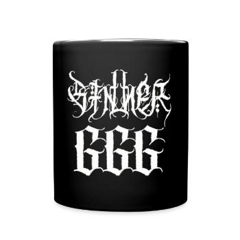 SINNER 666 - Tasse einfarbig - Schwarz - Vorne