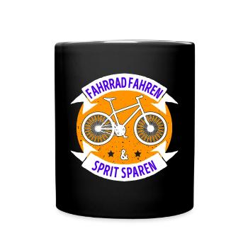 Déclaration de vélo Recharge d’énergie électrique - Mug uni - noir - Devant