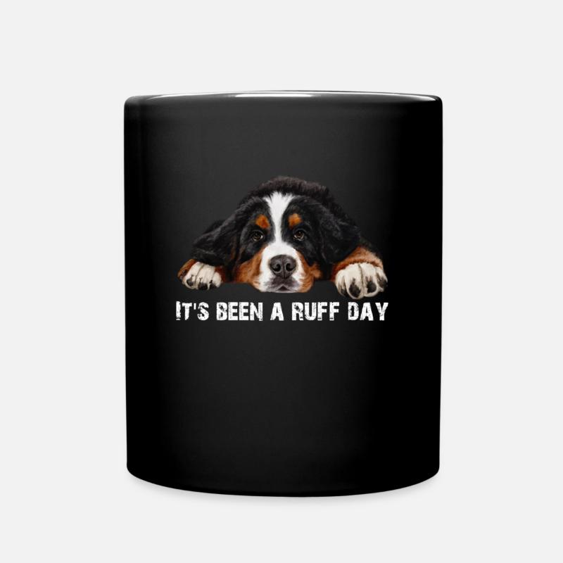 Berner Sennenhund - Tasse einfarbig - Schwarz