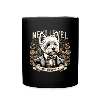 Cadeau West Highland White Terrier Next Level - Mug uni - noir - Devant
