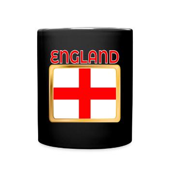 ENGLAND UNITED KINGDOM - Full Colour Mug - black - Front