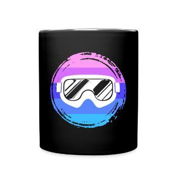 Winter Winter Season Winter Sports Snowfall Cold - Full Colour Mug - black - Front