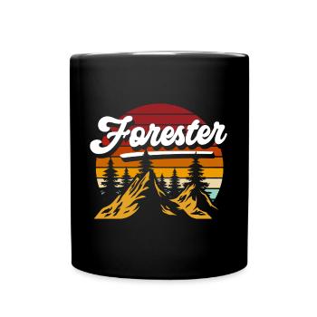 Forêts forestières Forester Forester - Mug uni - noir - Devant