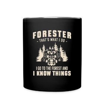 Forester Hunters Forester - Full Colour Mug - black - Front