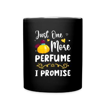 Parfum Duftnote Duftspray Sammler - Tasse einfarbig - Schwarz - Vorne