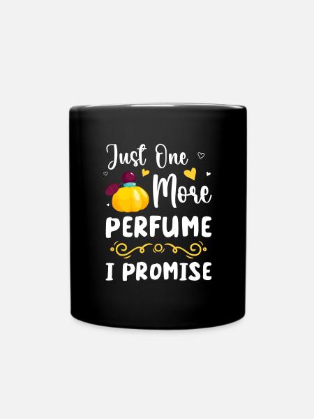 Parfum Duftnote Duftspray Sammler - Tasse einfarbig - Schwarz