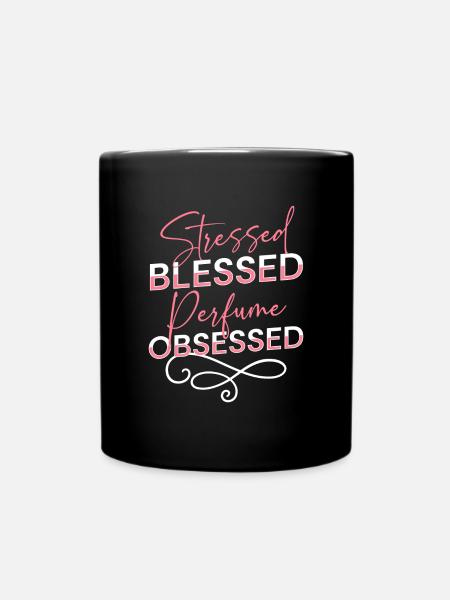 Fragrance Bottle Perfumer Fragrance - Full Colour Mug - black