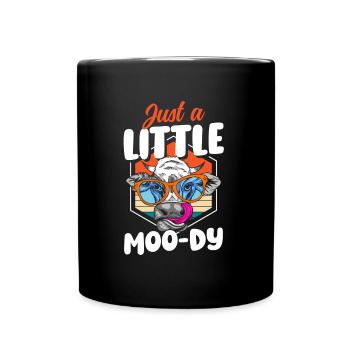 Vache laitière Beef Farmer - Mug uni - noir - Devant