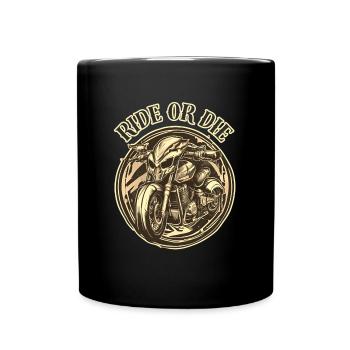RIDE OR DIE 1 - Full Colour Mug - black - Front