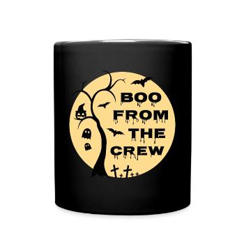 Boo from the crew - Full Colour Mug - black - Front