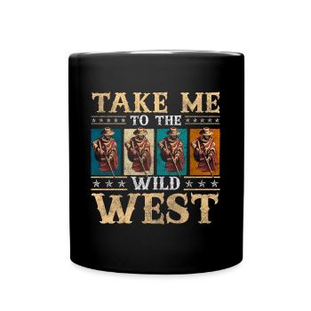 Western Liberty Rodeo Texas - Mug uni - noir - Devant