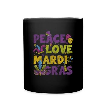 Reine de la fête du défilé - Mug uni - noir - Devant