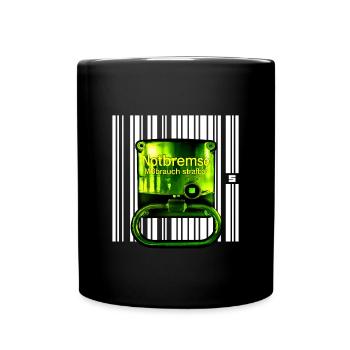 SPOT - STOP - Full Colour Mug - black - Front