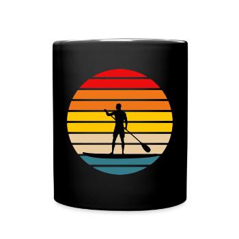 Standup Paddle 4 - Tasse einfarbig - Schwarz - Vorne