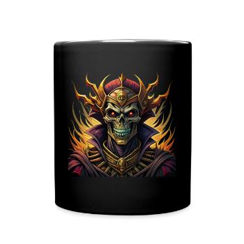 Squelette de roi - Mug uni - noir - Devant