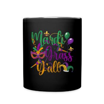 Parade Party Colorful Beads - Full Colour Mug - black - Front