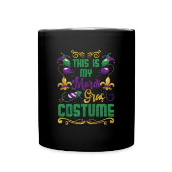 Parade Party New Orleans Perlen - Tasse einfarbig - Schwarz - Vorne