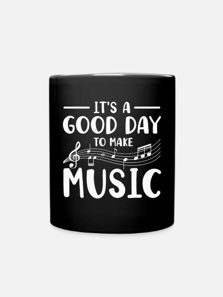 Musiker Musik Instrument - Tasse einfarbig - Schwarz