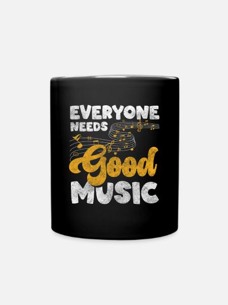 Musiker Band Fan - Tasse einfarbig - Schwarz