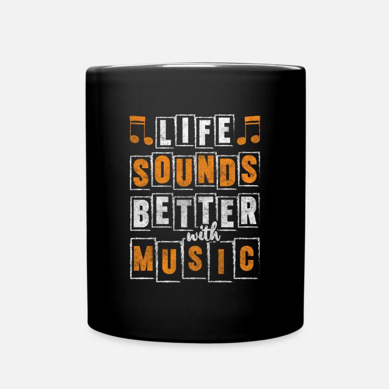 Musik Band Musikalisch Orchester - Tasse einfarbig - Schwarz