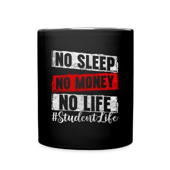 Study Lifestyle Exam - Full Colour Mug - black - Front
