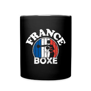Boxen - Frankreich Boxen - Frankreich - Boxmannschaft. - Tasse einfarbig - Schwarz - Vorne