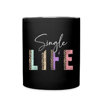 Single Human Love Ripper - Full Colour Mug - black - Front