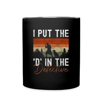 Agent d’inspection de trace Snooper - Mug uni - noir - Devant